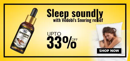 Vedobi Snoring Drops Offer Banner