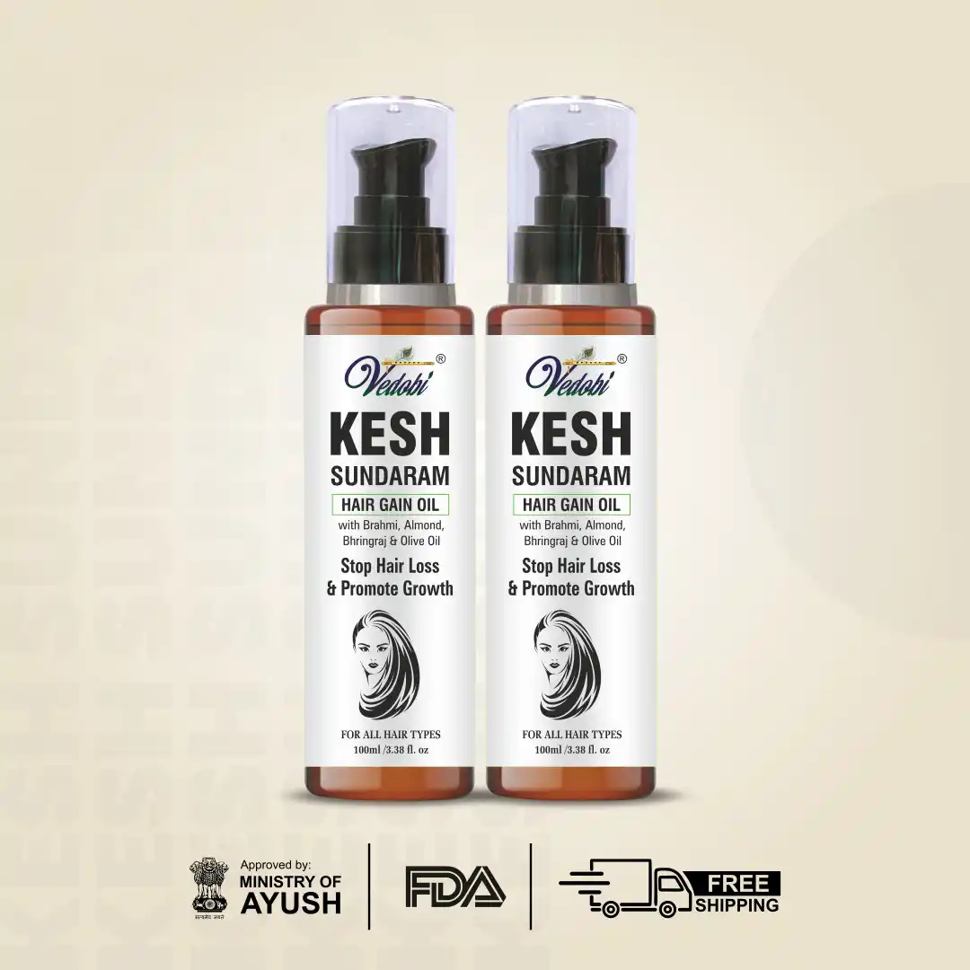 Kesh Sundaram Hair Gain Oil 100ml x2