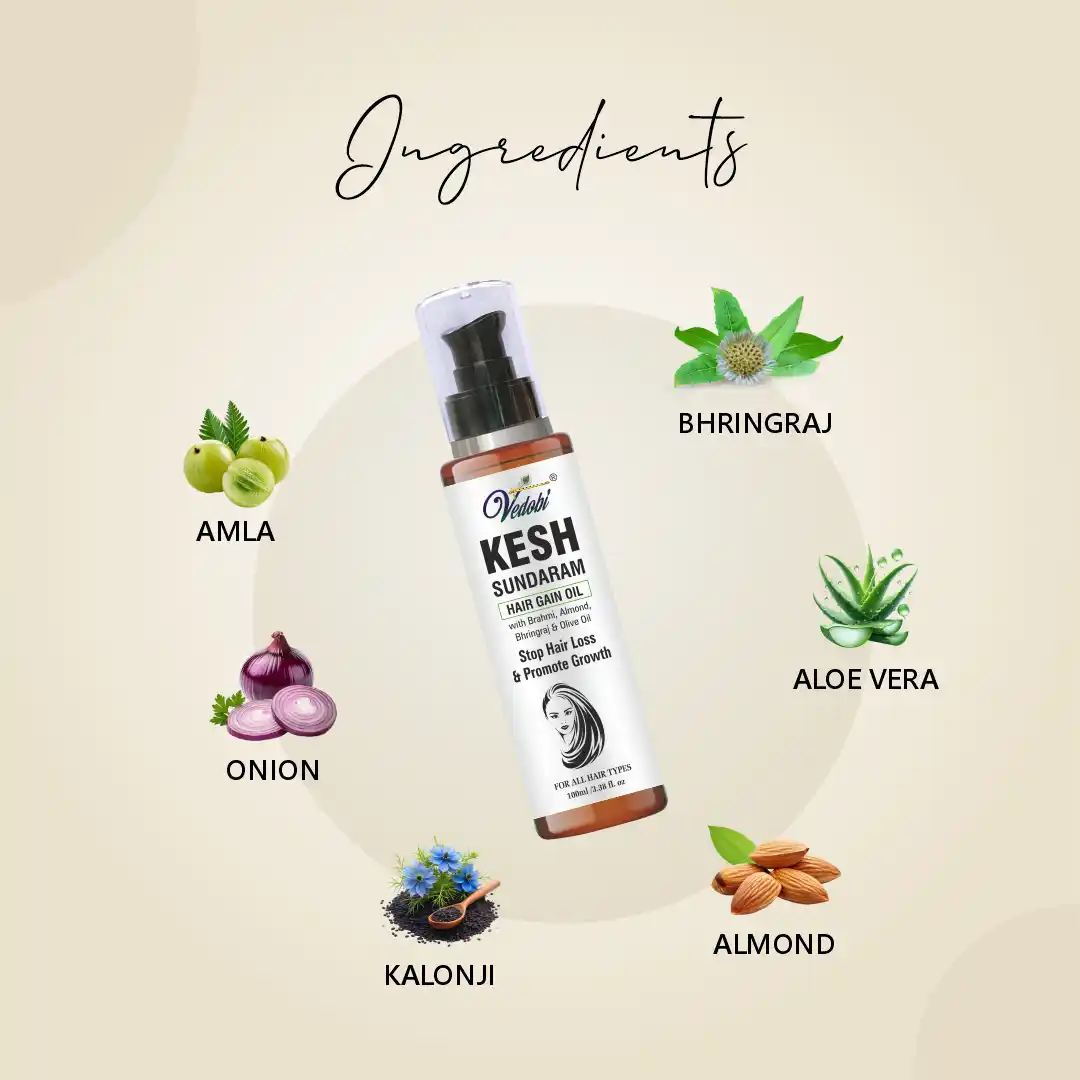 Kesh Sundaram Hair Gain Oil 100ml x2